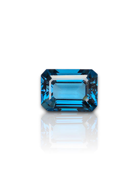 London blue topaz Stunning faceted available for sale