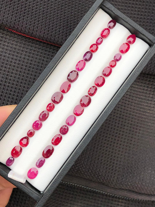 gorgeous Jewelary size ruby lot available