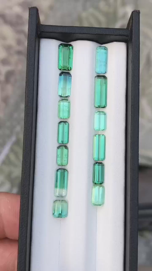 Gorgeous faceted top quality natural tourmaline available for sale