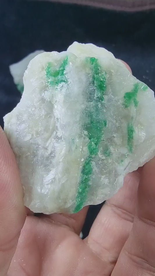 White Matrix Emerald Specimen